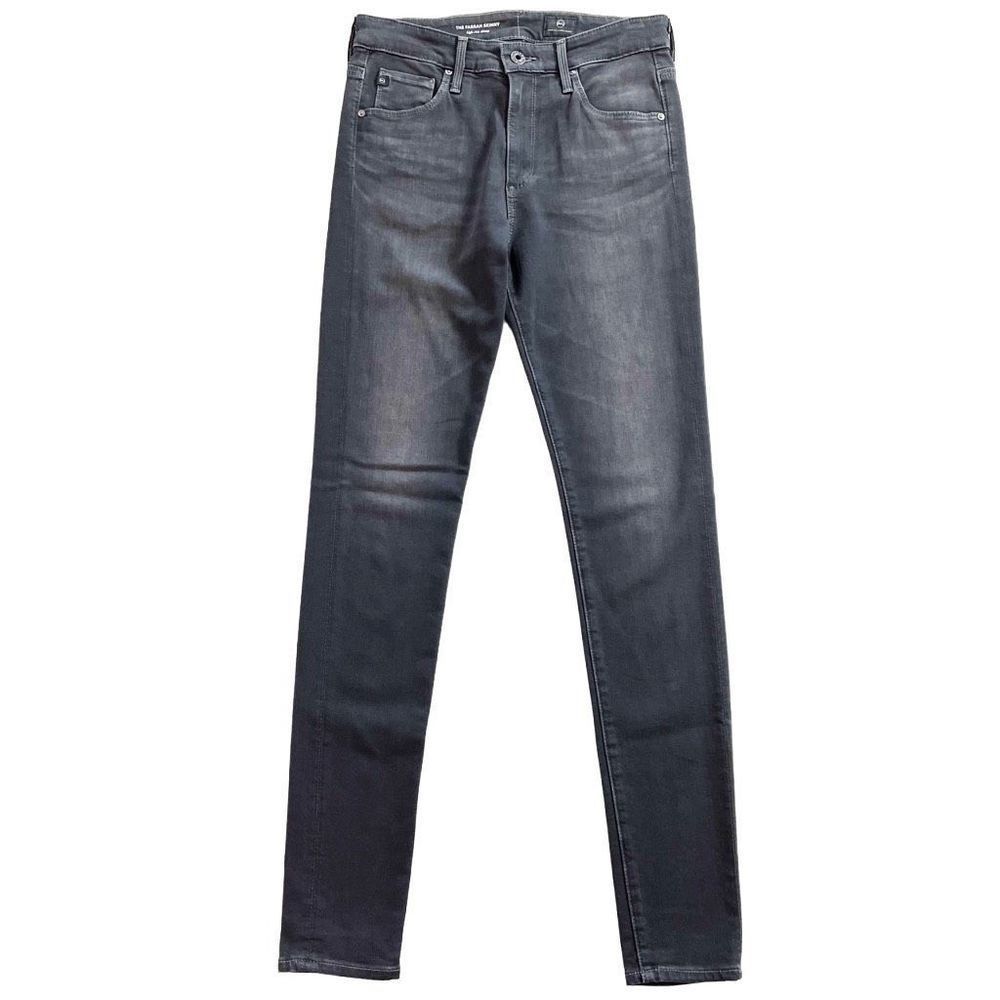 Ag Jeans Adriano Goldschmied Farrah Skinny High Rise Jean Stretch Grey Mist 25R